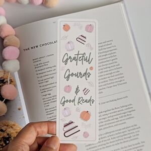 Grateful Gourds & Good Reads Bookmark
